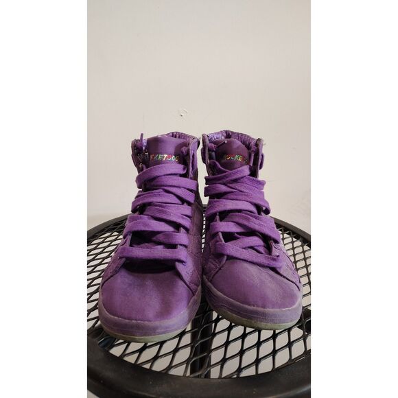 Rocket Dog Rare Purple High Top Tie Sneakers - Picture 3 of 7